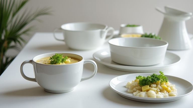 Tech-Infused Porcelain Dinnerware: Smarter, Sustainable Dining